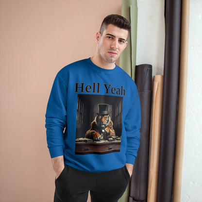 Tiger "Hell Yeah" Champion Unisex Crew Neck