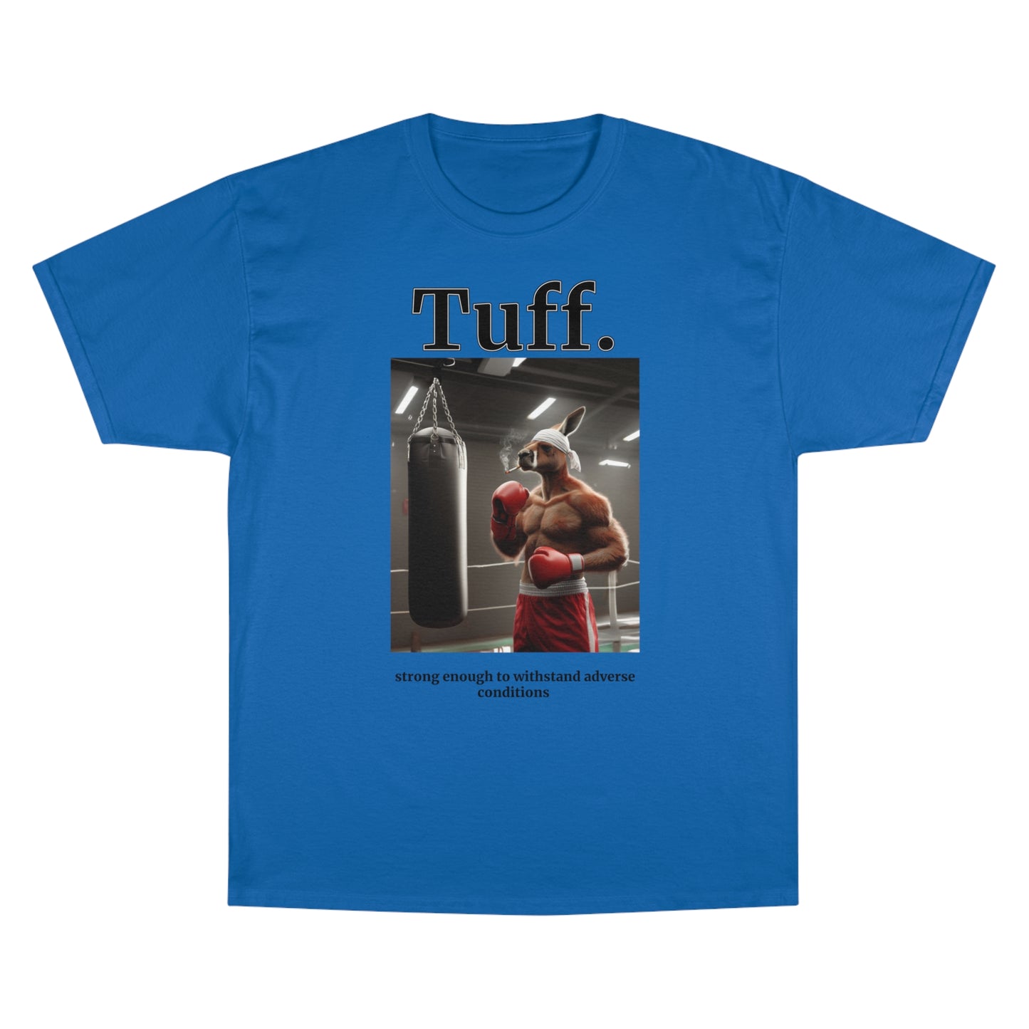 Kangaroo "Tuff." Champion Unisex Tee