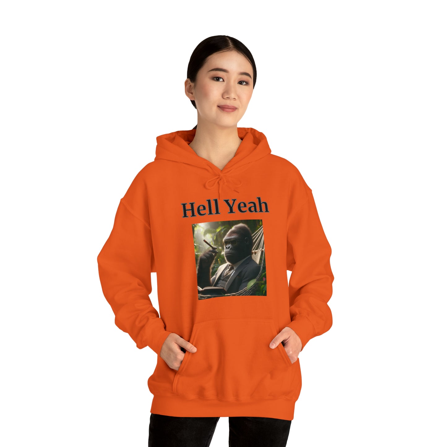 Gorilla "Hell Yeah" Unisex Hoodie