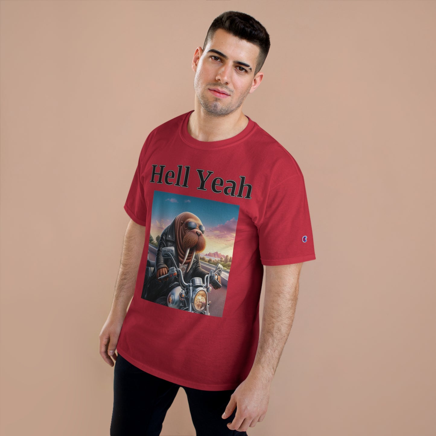 Walrus "Hell Yeah" Champion Unisex Tee