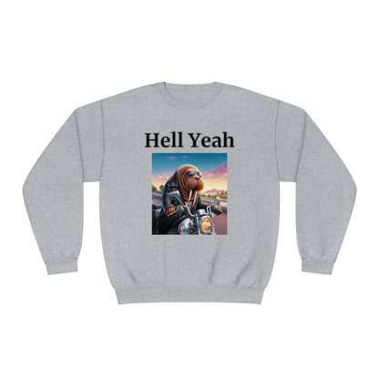 Walrus "Hell Yeah" Unisex Crew Neck Sweatshirt