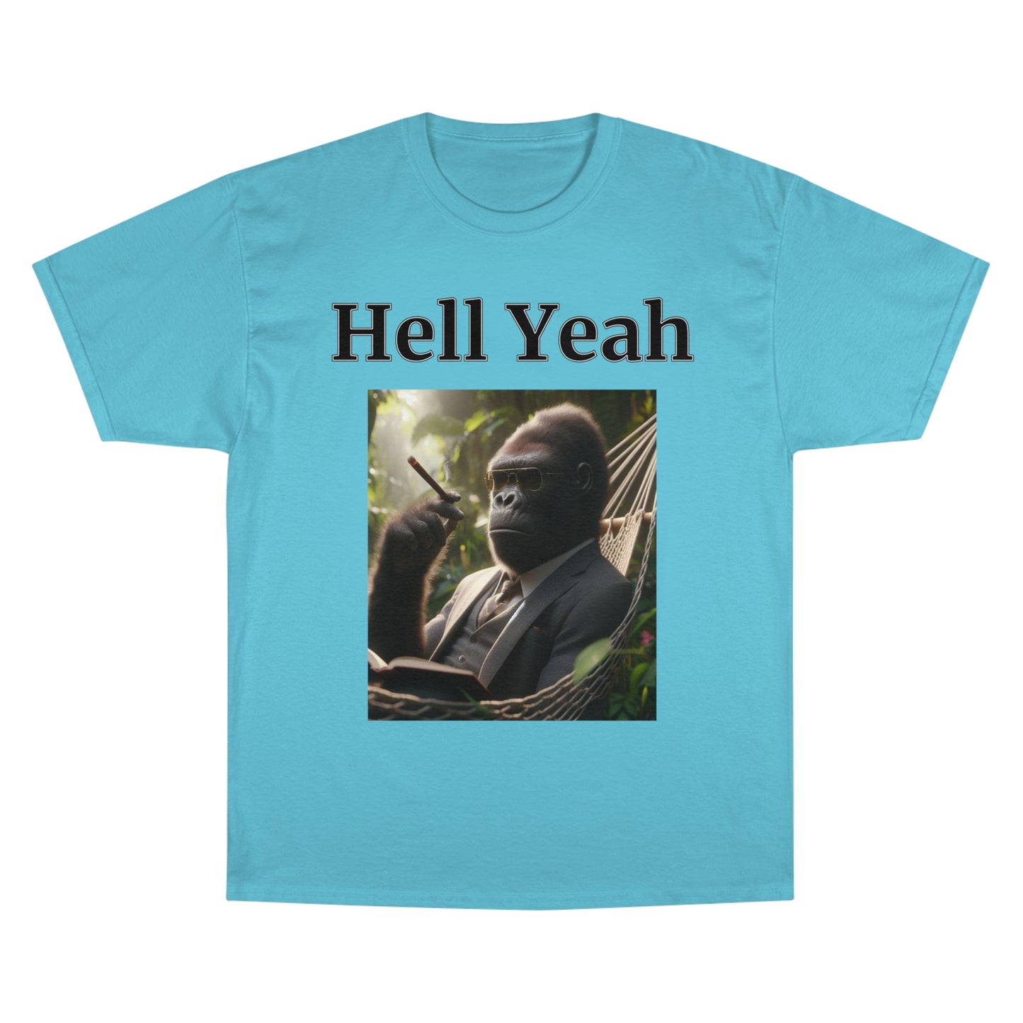 Gorilla "Hell Yeah" Champion Unisex Tee