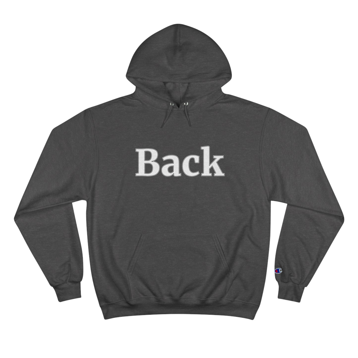 "Back Front" Champion Unisex Hoodie