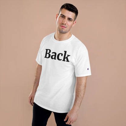 "Back Front" Champion Unisex Tee