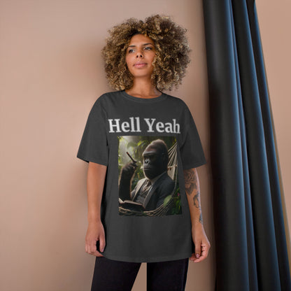 Gorilla "Hell Yeah" Champion Unisex Tee