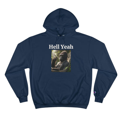 Gorilla "Hell Yeah" Champion Unisex Hoodie