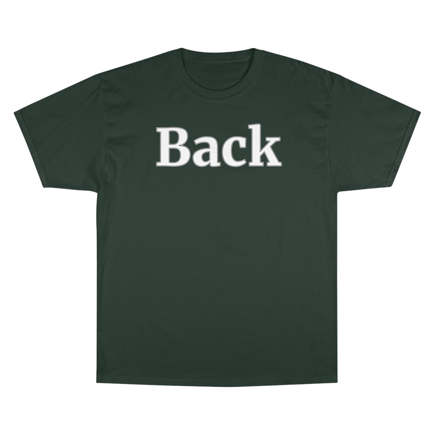 "Back Front" Champion Unisex Tee