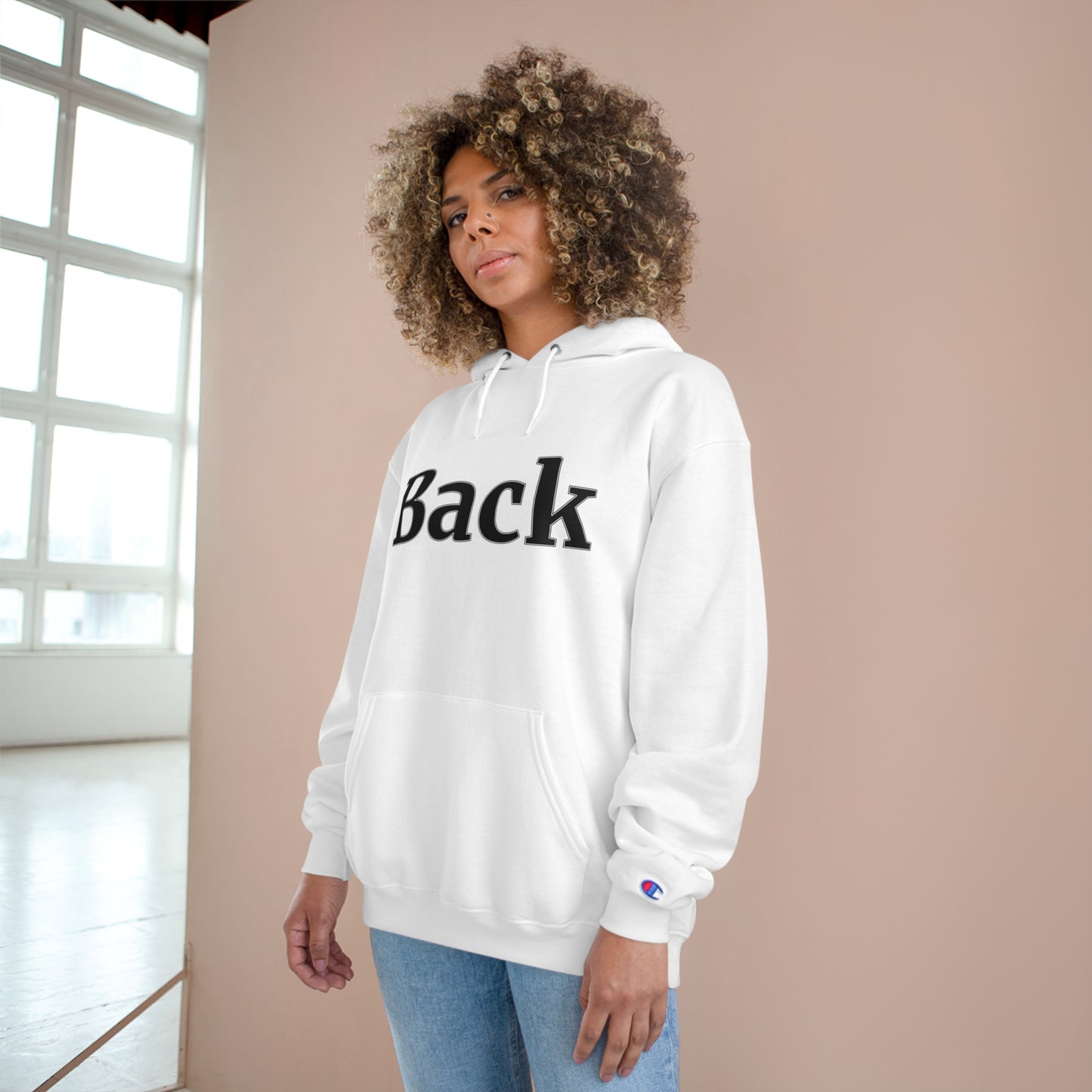 "Back Front" Champion Unisex Hoodie