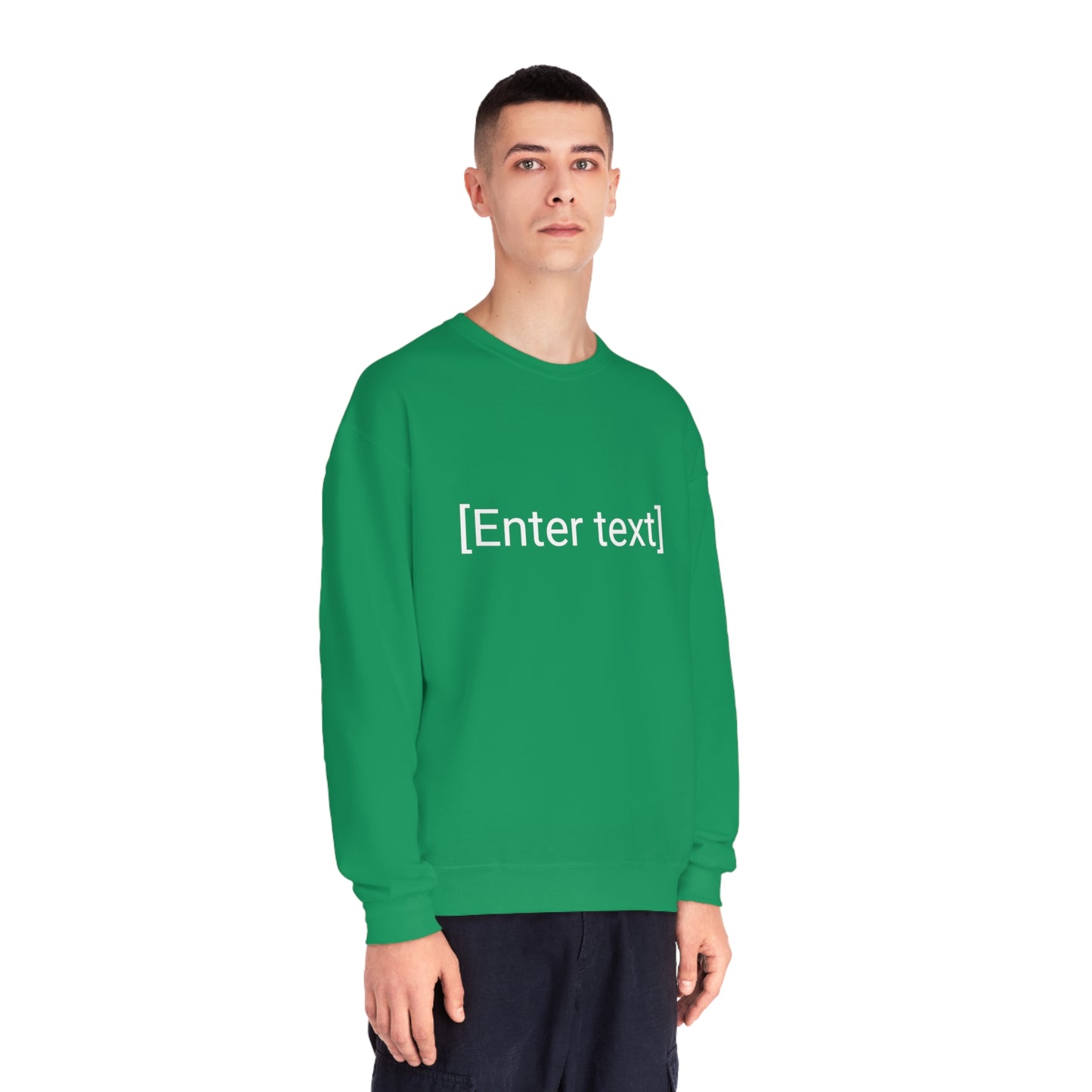 "[Enter Text]" Unisex Crew Neck Sweatshirt