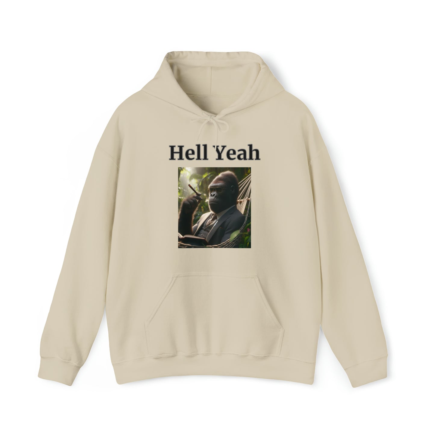 Gorilla "Hell Yeah" Unisex Hoodie