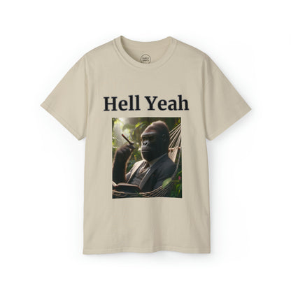 Gorilla "Hell Yeah" Gildan Unisex Tee