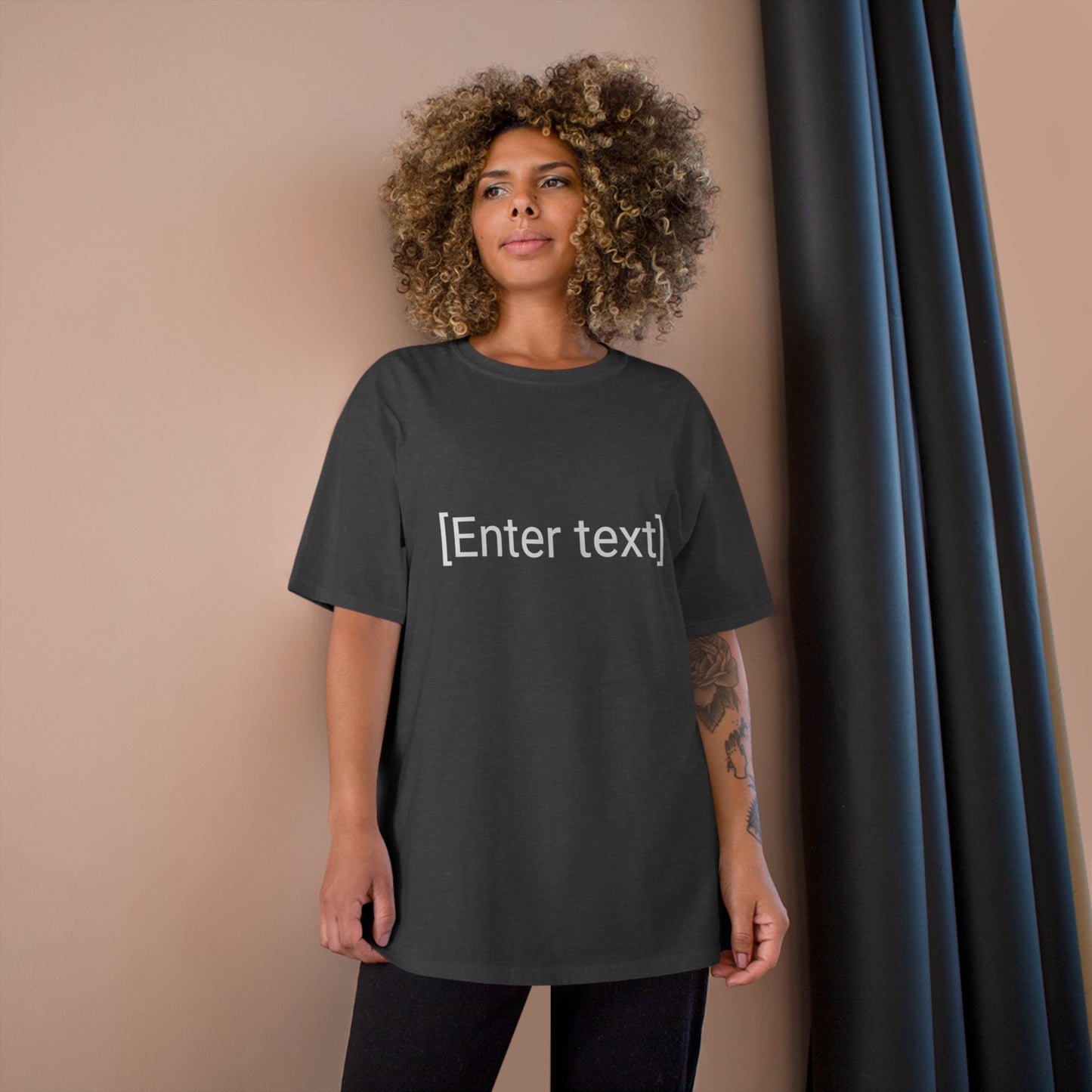 "[Enter Text]" Champion Unisex Tee