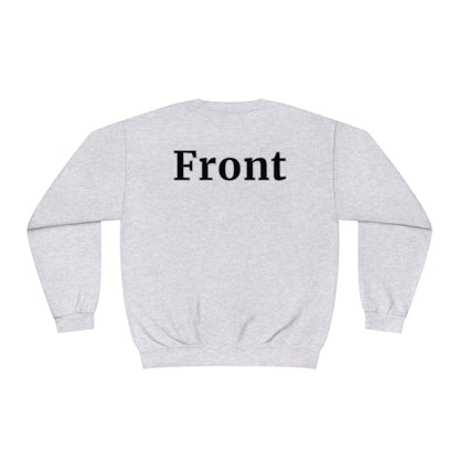 "Back Front" Unisex Crewneck Sweatshirt