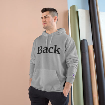 "Back Front" Champion Unisex Hoodie