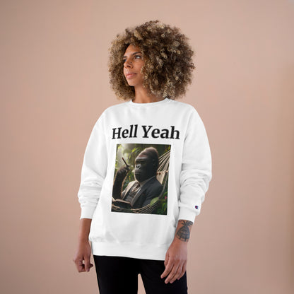 Gorilla "Hell Yeah" Champion Unisex Crew Neck