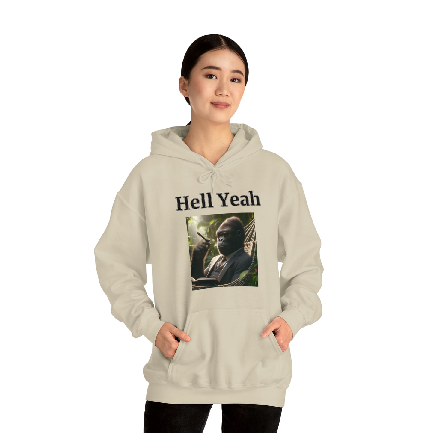 Gorilla "Hell Yeah" Unisex Hoodie