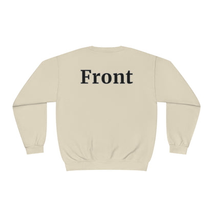 "Back Front" Unisex Crewneck Sweatshirt