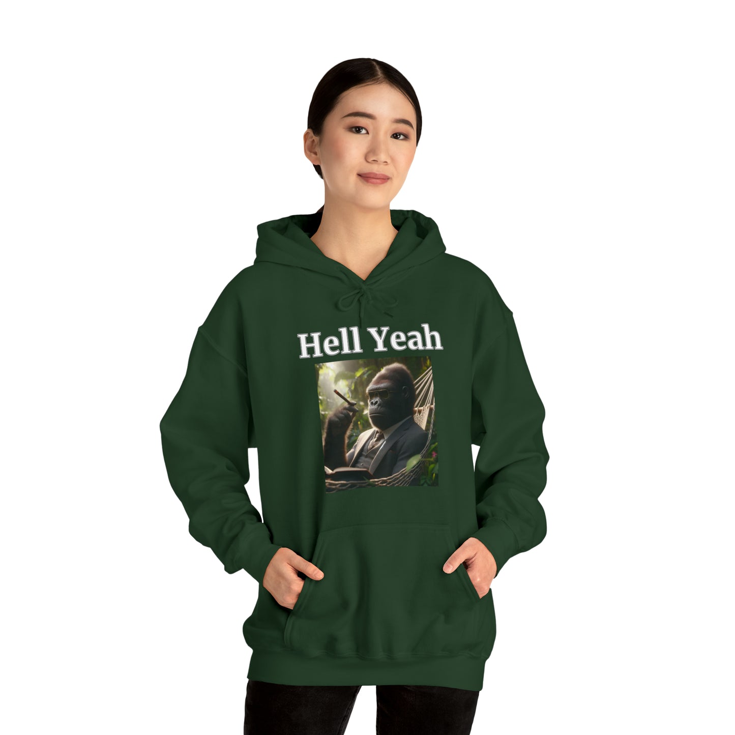 Gorilla "Hell Yeah" Unisex Hoodie