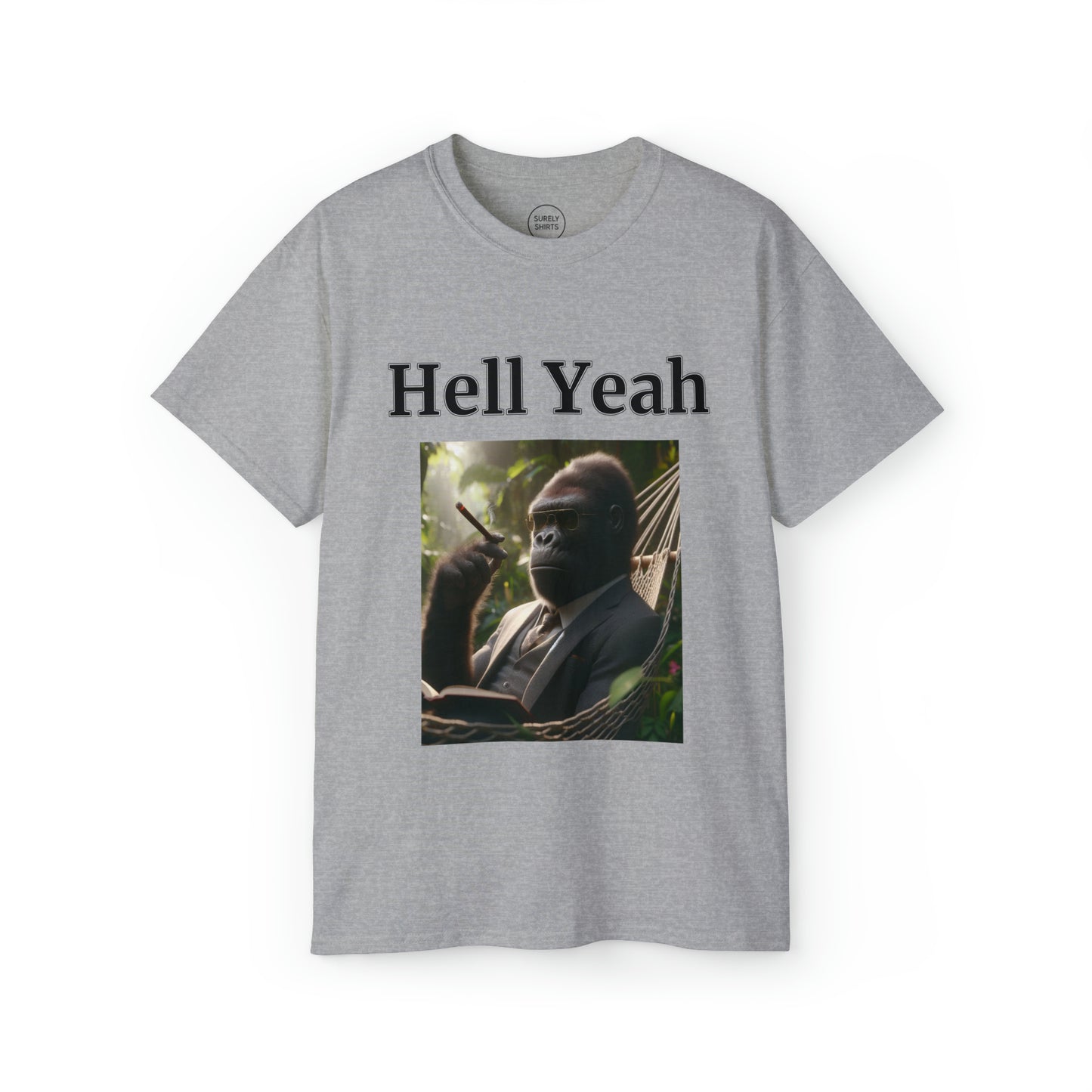 Gorilla "Hell Yeah" Gildan Unisex Tee