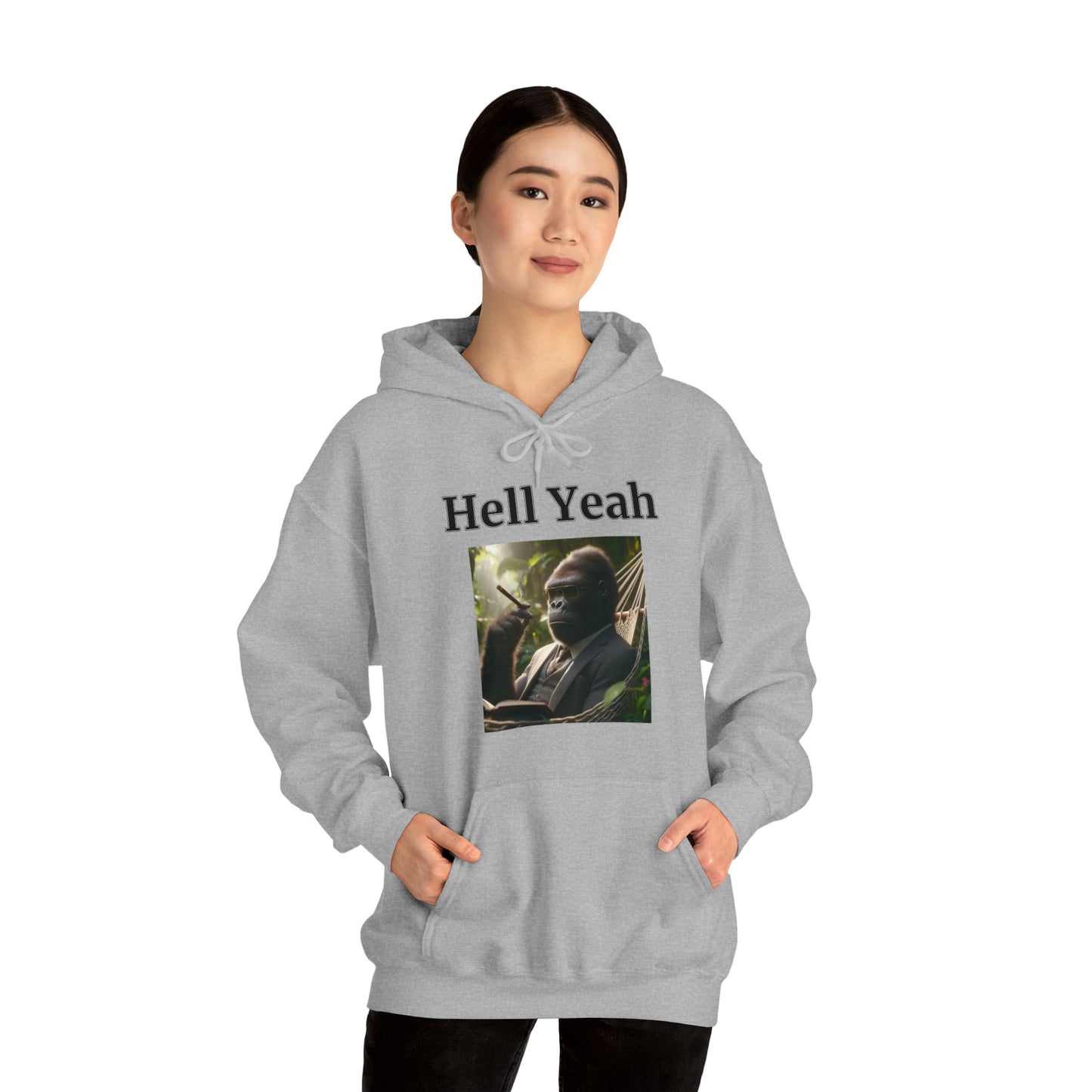 Gorilla "Hell Yeah" Unisex Hoodie