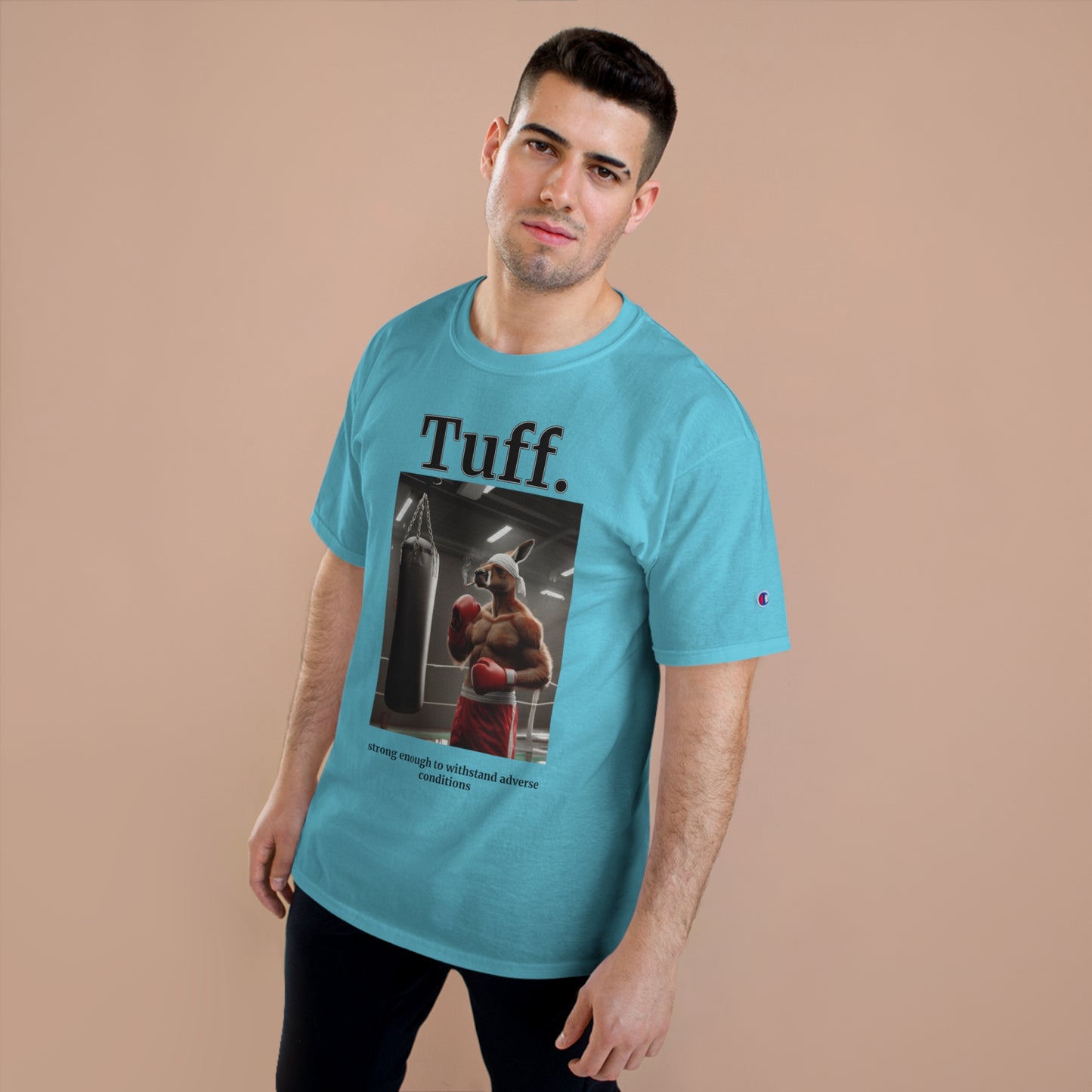 Kangaroo "Tuff." Champion Unisex Tee