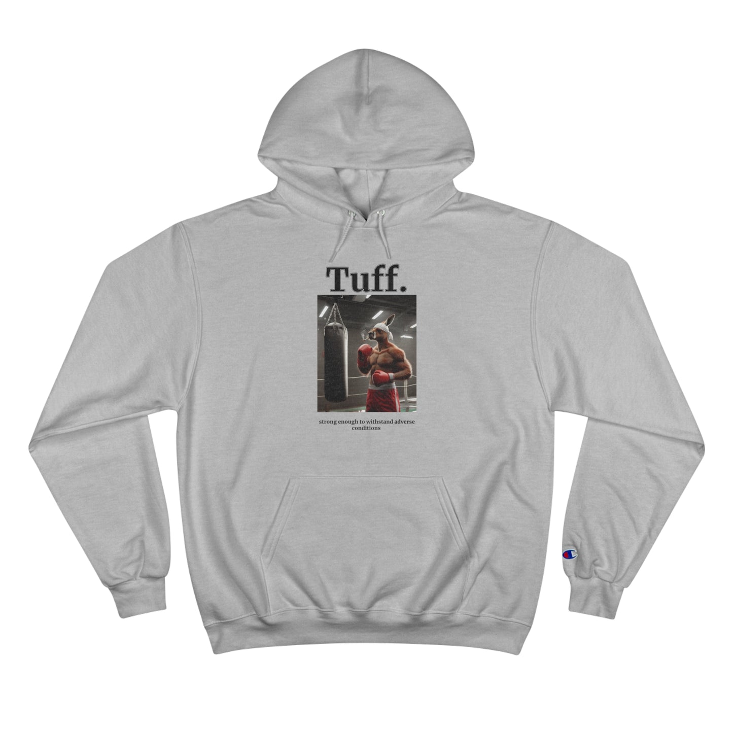 Kangaroo "Tuff." Champion Unisex Hoodie