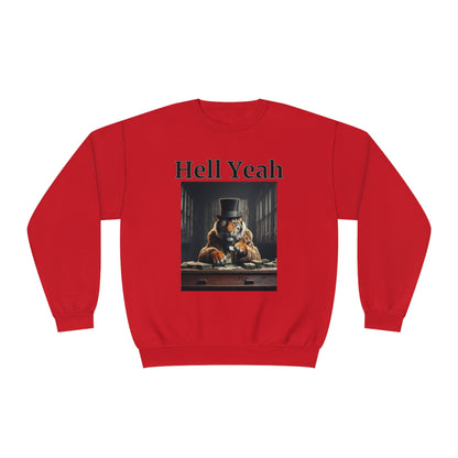 Tiger "Hell Yeah" Unisex Crew Neck Sweatshirt