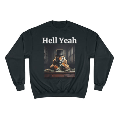 Tiger "Hell Yeah" Champion Unisex Crew Neck