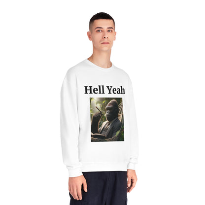 Gorilla "Hell Yeah" Unisex Crew Neck Sweatshirt