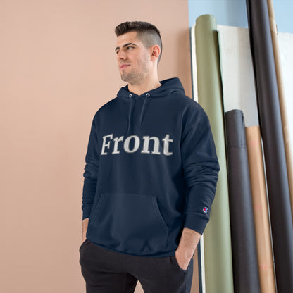 "Front Back" Champion Unisex Hoodie