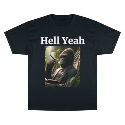 Gorilla "Hell Yeah" Champion Unisex Tee