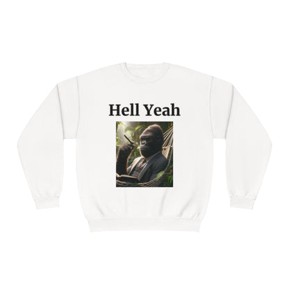 Gorilla "Hell Yeah" Unisex Crew Neck Sweatshirt