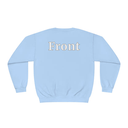 "Back Front" Unisex Crewneck Sweatshirt