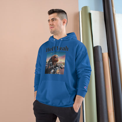 Walrus "Hell Yeah"  Champion Unisex Hoodie