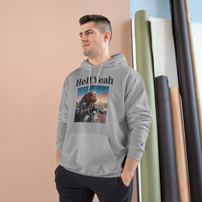 Walrus "Hell Yeah"  Champion Unisex Hoodie