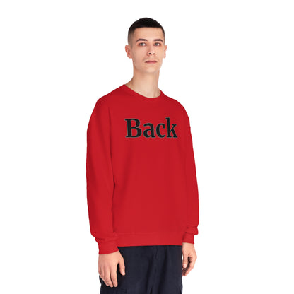 "Back Front" Unisex Crewneck Sweatshirt