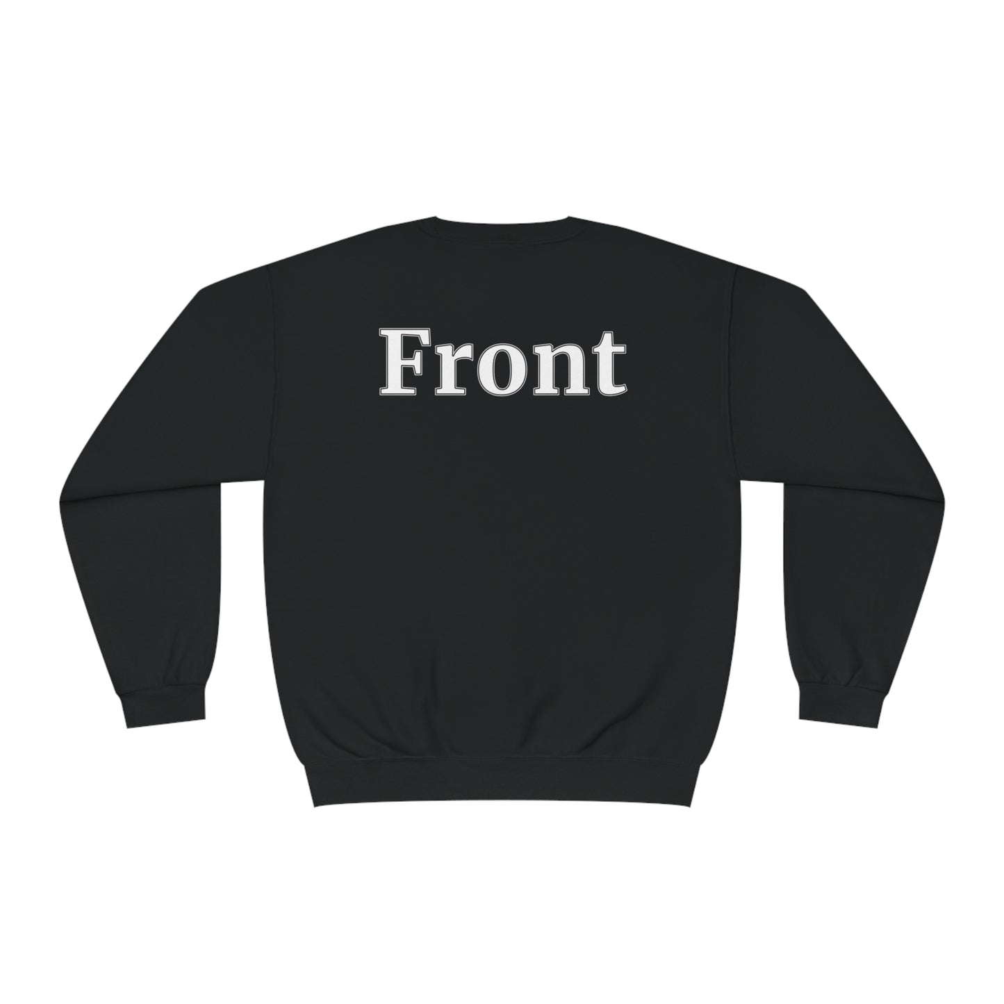 "Back Front" Unisex Crewneck Sweatshirt