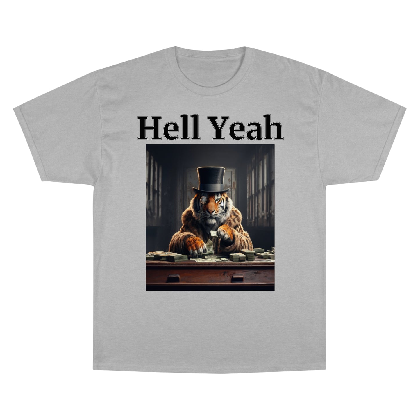 Tiger "Hell Yeah" Champion Unisex Tee