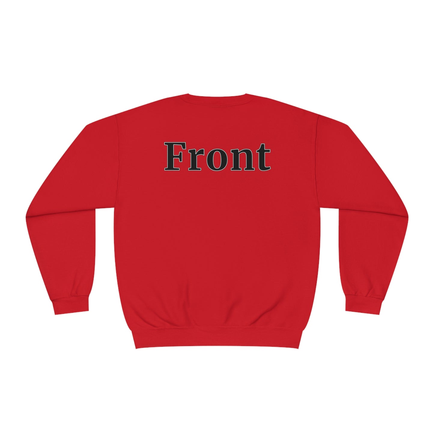 "Back Front" Unisex Crewneck Sweatshirt