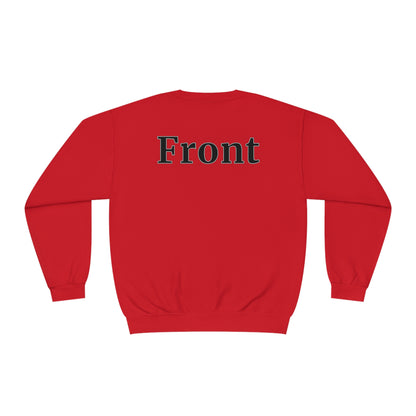 "Back Front" Unisex Crewneck Sweatshirt