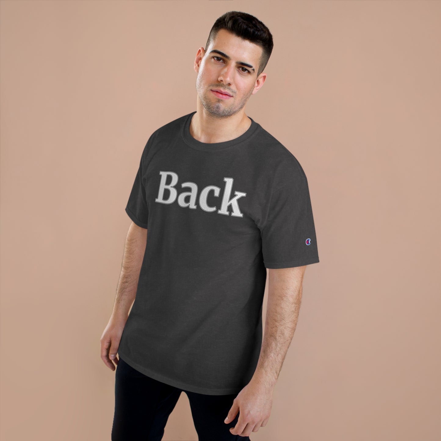 "Back Front" Champion Unisex Tee