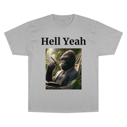 Gorilla "Hell Yeah" Champion Unisex Tee