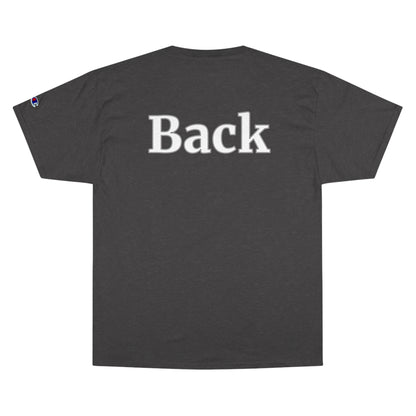 "Front Back" Champion Unisex Tee