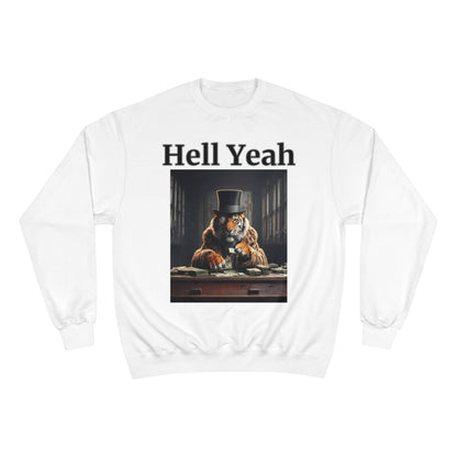 Tiger "Hell Yeah" Champion Unisex Crew Neck