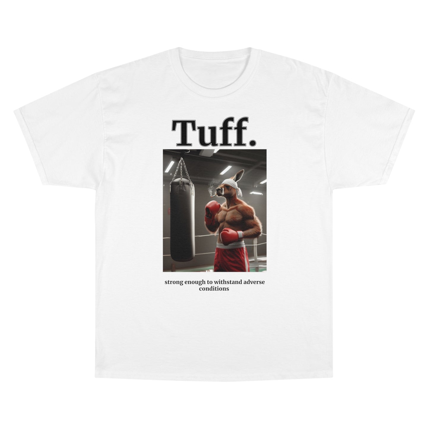 Kangaroo "Tuff." Champion Unisex Tee