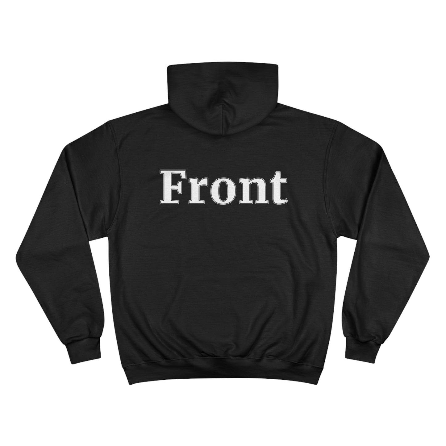 "Back Front" Champion Unisex Hoodie