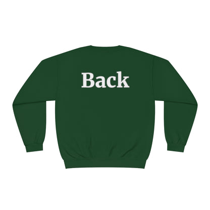 "Front Back" Unisex Crew Neck Sweatshirt