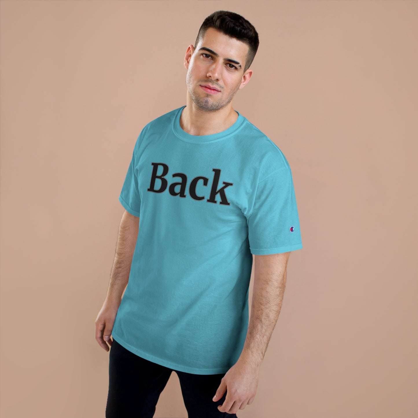 "Back Front" Champion Unisex Tee