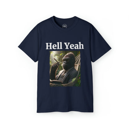 Gorilla "Hell Yeah" Gildan Unisex Tee