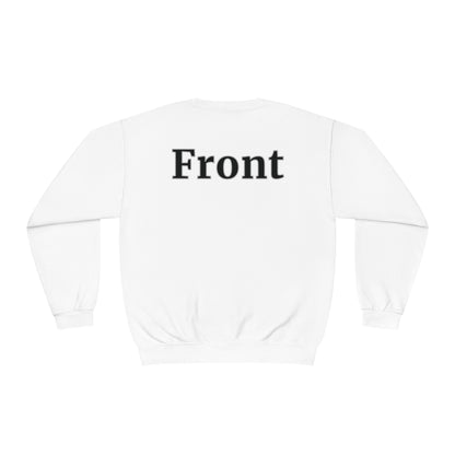 "Back Front" Unisex Crewneck Sweatshirt